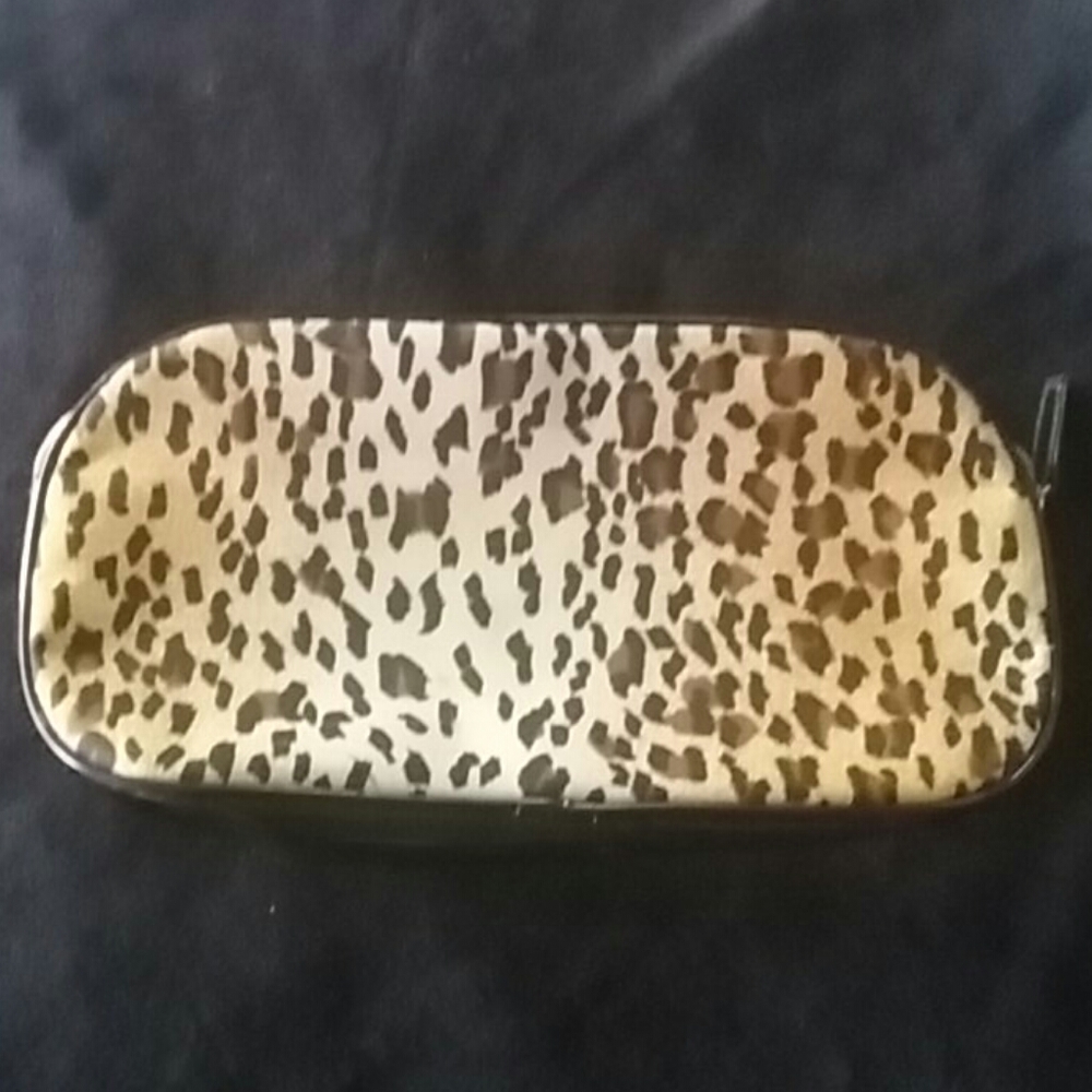 Lancome Leopard Print make-up bag